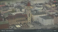 Archived image Webcam Passau City Centre and Danube 18:00