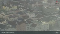 Archiv Foto Webcam Passau: Panoramablick auf Donau, Ortspitze und Altstadt 16:00