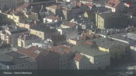 Archiv Foto Webcam Passau: Panoramablick auf Donau, Ortspitze und Altstadt 10:00