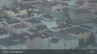 Archiv Foto Webcam Passau: Panoramablick auf Donau, Ortspitze und Altstadt 18:00