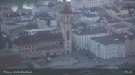 Archiv Foto Webcam Passau: Panoramablick auf Donau, Ortspitze und Altstadt 00:00