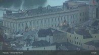 Archiv Foto Webcam Passau: Panoramablick auf Donau, Ortspitze und Altstadt 06:00
