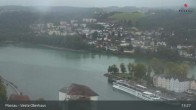 Archiv Foto Webcam Passau: Panoramablick auf Donau, Ortspitze und Altstadt 12:00