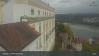 Archiv Foto Webcam Passau: Panoramablick auf Donau, Ortspitze und Altstadt 14:00