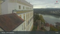 Archiv Foto Webcam Passau: Panoramablick auf Donau, Ortspitze und Altstadt 16:00