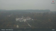 Archiv Foto Webcam Passau: Panoramablick auf Donau, Ortspitze und Altstadt 12:00