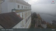 Archiv Foto Webcam Passau: Panoramablick auf Donau, Ortspitze und Altstadt 02:00