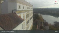 Archiv Foto Webcam Passau: Panoramablick auf Donau, Ortspitze und Altstadt 05:00