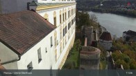 Archiv Foto Webcam Passau: Panoramablick auf Donau, Ortspitze und Altstadt 10:00