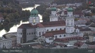 Archived image Webcam Passau City Centre and Danube 18:00