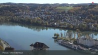 Archiv Foto Webcam Passau: Panoramablick auf Donau, Ortspitze und Altstadt 10:00