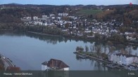Archiv Foto Webcam Passau: Panoramablick auf Donau, Ortspitze und Altstadt 02:00