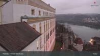 Archiv Foto Webcam Passau: Panoramablick auf Donau, Ortspitze und Altstadt 04:00