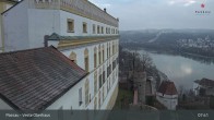 Archiv Foto Webcam Passau: Panoramablick auf Donau, Ortspitze und Altstadt 07:00
