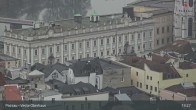 Archiv Foto Webcam Passau: Panoramablick auf Donau, Ortspitze und Altstadt 12:00