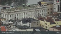 Archiv Foto Webcam Passau: Panoramablick auf Donau, Ortspitze und Altstadt 12:00