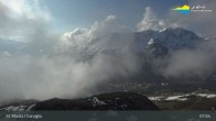Archiv Foto Webcam Blick von der Bergstation Chantrella 07:00