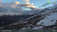 Archiv Foto Webcam Blick von der Bergstation Chantrella 02:00