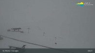 Archiv Foto Webcam Blick von der Bergstation Chantrella 08:00