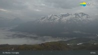 Archiv Foto Webcam Blick von der Bergstation Chantrella 07:00