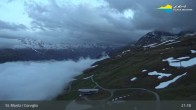 Archiv Foto Webcam Blick von der Bergstation Chantrella 02:00