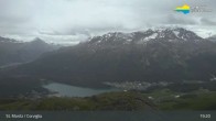 Archiv Foto Webcam Blick von der Bergstation Chantrella 18:00