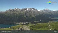 Archiv Foto Webcam Blick von der Bergstation Chantrella 14:00