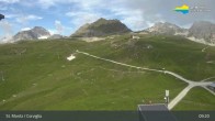 Archiv Foto Webcam Blick von der Bergstation Chantrella 08:00