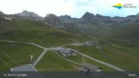 Archiv Foto Webcam Blick von der Bergstation Chantrella 02:00