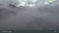 Archiv Foto Webcam Blick von der Bergstation Chantrella 16:00
