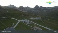Archiv Foto Webcam Blick von der Bergstation Chantrella 02:00