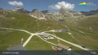 Archiv Foto Webcam Blick von der Bergstation Chantrella 10:00