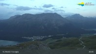 Archiv Foto Webcam Blick von der Bergstation Chantrella 00:00