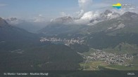 Archiv Foto Webcam Engadin St. Moritz 08:00