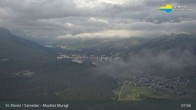 Archiv Foto Webcam Engadin St. Moritz 08:00