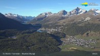 Archiv Foto Webcam Engadin St. Moritz 08:00