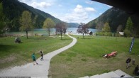 Archived image Webcam Lake Weissensee (East side) 11:00
