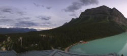 Archiv Foto Webcam The Fairmont Chateau Lake Louise 18:00