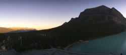 Archiv Foto Webcam The Fairmont Chateau Lake Louise 18:00