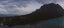 Archiv Foto Webcam The Fairmont Chateau Lake Louise 18:00
