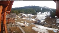 Archiv Foto Webcam Lake Louise: Talstation 06:00