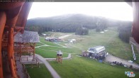 Archiv Foto Webcam Lake Louise: Talstation 04:00