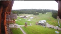 Archived image Webcam Lake Louise: Base Area 08:00