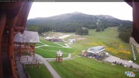 Archived image Webcam Lake Louise: Base Area 18:00