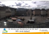 Archiv Foto Webcam Marktplatz Würzburg 13:00