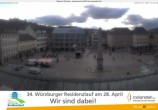 Archiv Foto Webcam Marktplatz Würzburg 17:00