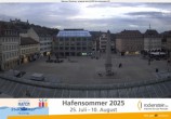 Archiv Foto Webcam Marktplatz Würzburg 19:00