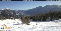 Archived image Webcam View of the Mecki&#39;s Alm mountain hut 08:00