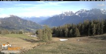 Archived image Webcam View of the Mecki&#39;s Alm mountain hut 17:00