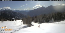 Archiv Foto Webcam Blick von Mecki&#39;s Alm Hütte auf der Faschingalm 09:00